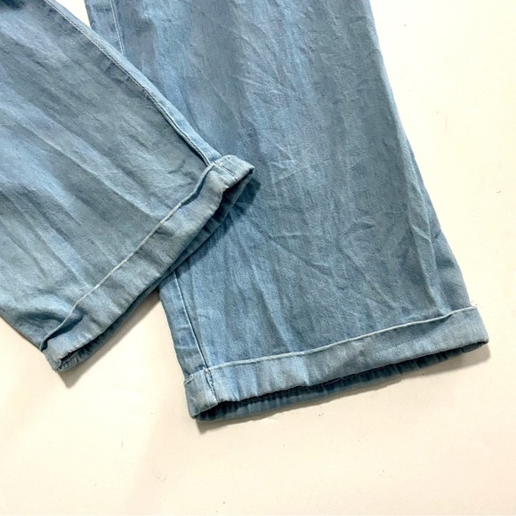 Sincerely Jules Light Blue Jumpsuit Size Small Cotton Chambray Denim Summer - Picture 9 of 16
